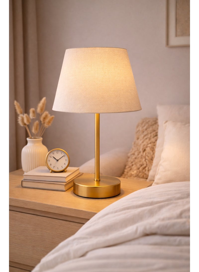 NAGAFA SHOP Champagne Table Lamp – Modern Design with Warm Light - Image 3